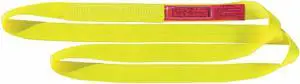 LIFT-ALL EN1602NX3 Web Sling, Type 5, 3 ft L, 2 in W, Nylon, Yellow