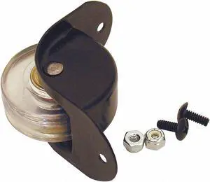 PLATT HDW055 Black Polyethylene Wheel, Steel Housing Wheel Kit