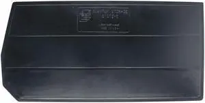 QUANTUM STORAGE SYSTEMS DUS974 Plastic Divider, Black, 28 3/8 in L, 10 1/4 in H