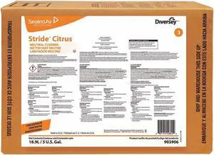 DIVERSEY 101109754 Neutral Floor Cleaner,5 gal.,Citrus