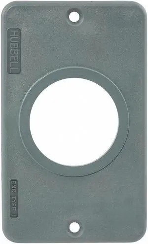 HUBBELL WIRING DEVICE-KELLEMS HBL3052 1 -Gang Vertical Weatherproof Outlet Box
