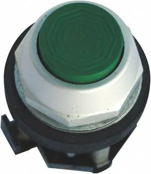 Pushbutton, Extended, Green