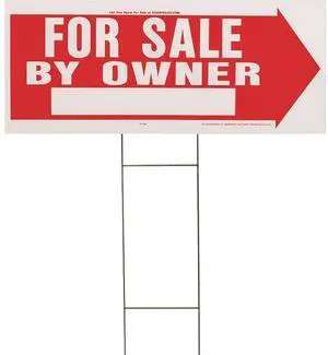 Hy-Ko Corrugated Plastic Sign, For Sale By Owner RS-802