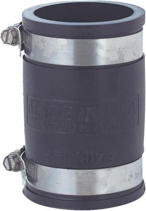 FERNCO 1056-125 Flexible Coupling,Pipe Size 1-1/4x1-1/4"