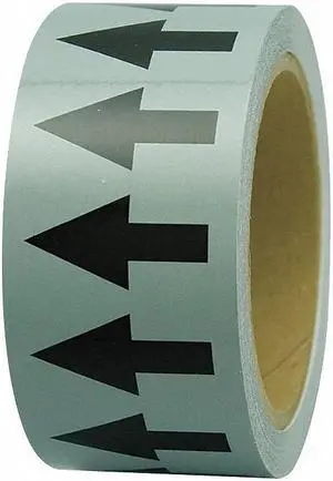 INCOM MANUFACTURING PMA257 Arrow Tape,Black/Gray,2 In. W