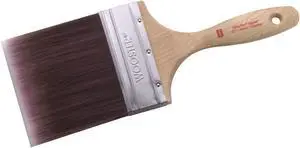 WOOSTER 4173-3 3" Wall Firm, Nylon/Polyester Bristle, Paint Brush, Wood Handle