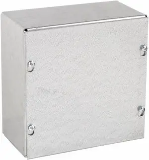 WIEGMANN SC080808GNK Captive Screws Electrical Enclosures, 8 in H, 8 in D, 8 in