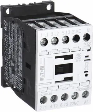 EATON XTCE012B01A IEC Magnetic Contactor, 3 Poles, 120 V AC, 12 A, Reversing: No