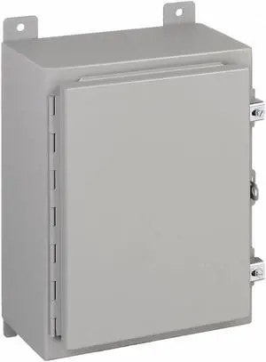 WIEGMANN N12242008 Padlockable Hasp Electrical Enclosures, 24 in H, 8 in D, 20