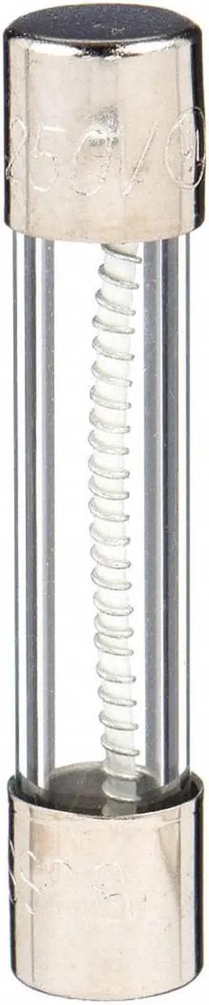 EATON BUSSMANN MDL-1/10-R Glass Fuse, Time-Delay, 0.1A, 250V AC, 10kA at 125V