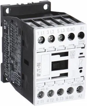 EATON XTCE015B10T IEC Magnetic Contactor, 3 Poles, 24 V AC, 15 A, Reversing: No