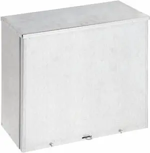 Wiegmann Enclosure Silver Galvanized  Includes Screws RSC181808G