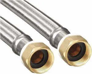 KISSLER 88-4018 Water Heater Supply Line,3/4x3/4,18in.L