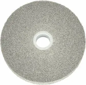 6" Deburring Convolute Wheel, 1" W, 1" Arbor Hole, Fine Silicon Carbide