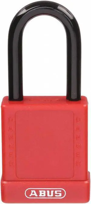 ABUS 74/40 KAX6 RED Lockout Padlock,KA,Red,1-3/4"H,PK6