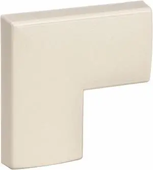 LEGRAND 2311 Flat Elbow, 90 deg.,Ivory,PVC,Elbows