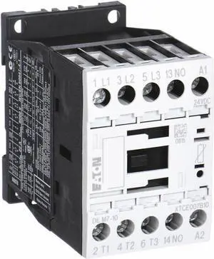 EATON XTCE007B10E IEC Magnetic Contactor, 3 Poles, 208 V AC, 7 A, Reversing: No