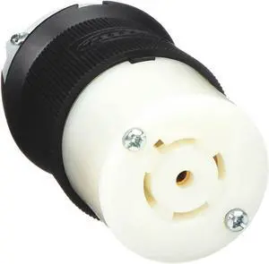 HUBBELL WIRING DEVICE-KELLEMS HBL2523 Locking Connector, L22-20R, 20 A,