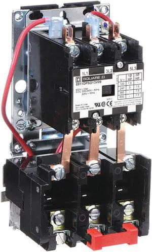 SQUARE D 8911DPSO13V09 Nonreversing Definite Purpose Magnetic Motor Starter, No