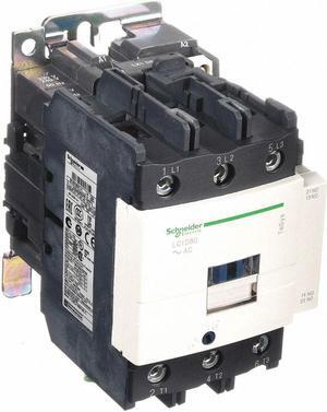 SQUARE D LC1D80BD IEC Magnetic Contactor, 3 Poles, 24 V DC, 80 A, Reversing: No