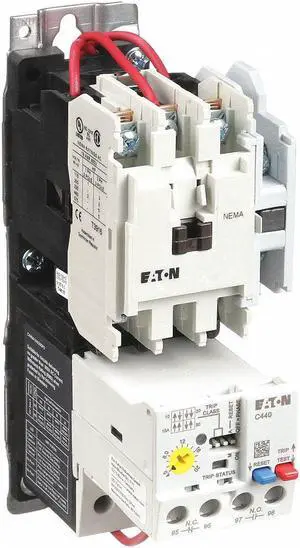EATON AN19BN0A5E020 Nonreversing NEMA Magnetic Motor Starter, No Enclosure NEMA