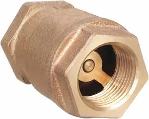 MILWAUKEE VALVE UP548T 1 1/4 1-1/4" Threaded Low Lead Bronze Spring Check Valve