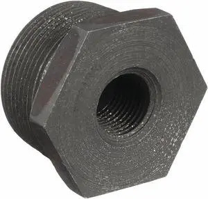 ANVIL 0361334402 Hex Bushing Hex Bushing, 2-1/2" x 2" Pipe, MNPT x FNPT, Black