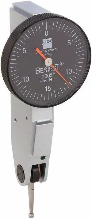 TESA BROWN & SHARPE 599-7030-5 Dial Test Indicator,Hori,0 to 0.030 In