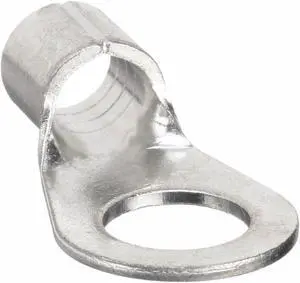 BURNDY YAD6CM12E12 Uninsulated Compression Terminal, 6 AWG Max, 1/2 in Stud,