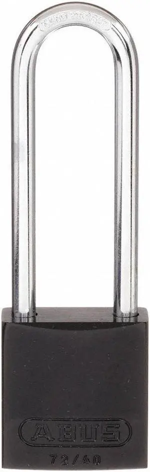 Abus Lockout Padlock,KD,MK,Black,1-1/2"H  72 HB/40-75 KD Black