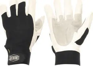 IRONCAT 86552/L Welding Gloves, Hook-and-Loop Cuff, Wing Thumb, Premium