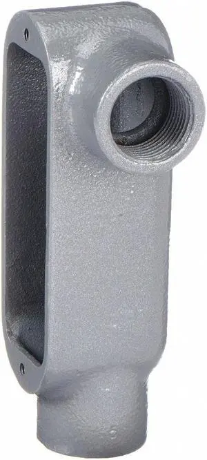 HUBBELL KILLARK OLL-4M Conduit Outlet Body,Iron,LL,1-1/4 In.