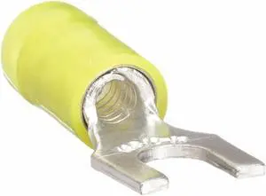 STA-KON RC10-14F 12-10 AWG Nylon Fork Terminal 1/4" Stud PK50