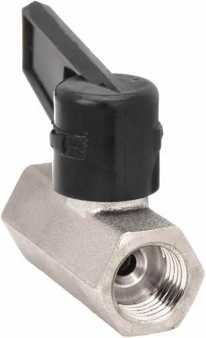LEGRIS 0492 04 13 1/4" FNPT Nickel Brass Ball Valve Inline