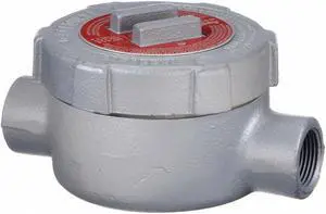 APPLETON ELECTRIC GUC100 Conduit Outlet Body,Iron,C,1 In.
