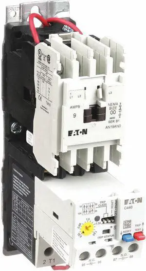 EATON AN19AN0A5E1P6 Nonreversing NEMA Magnetic Motor Starter, No Enclosure NEMA