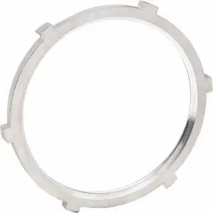 CALBRITE S62000LN00 IMC Locknut, 2 in, Threaded, 316 Stainless Steel, Polished,