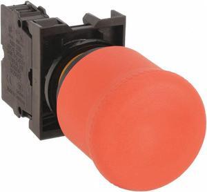 EATON M22-PV-K01 Emergency Stop Push Button,Red