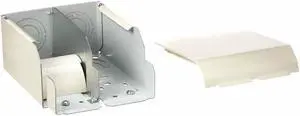 LEGRAND V4010DFO Entrance End,Ivory,Steel,Ends