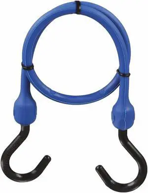 THE BETTER BUNGEE BBC24NBL Bungee Cord,Blue,24 in. L,1-1/2 in. W