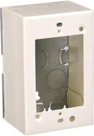 LEGRAND V5748 Device Box, Gang Box Type, 1 Gang, Steel