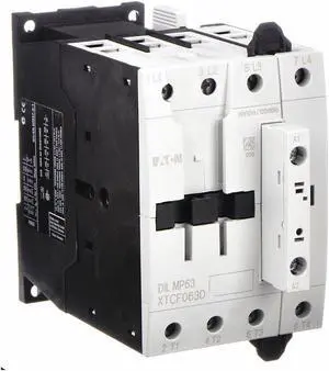 EATON XTCF063D00A IEC Magnetic Contactor, 4 Poles, 120V AC, 40 A, Reversing: No