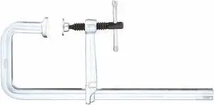 BESSEY SG30VAD 12 in Bar Clamp, Plastic, Steel Handle and 4 3/4 in Throat Depth