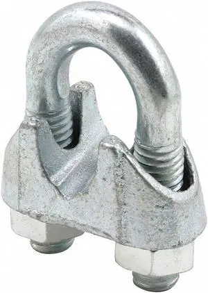 PRIMELINE TOOLS GD 12254 Cable Clamp, Steel, 1/2 in Bundle Dia., Gray, 1/2 in