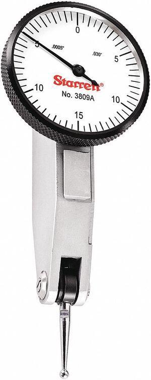 STARRETT 3809A Dial Test Indicator Set,1-1/4",White