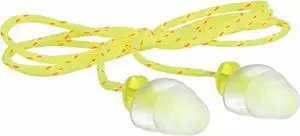 3M P3001 Tri-Flange Reusable Elastomeric Polymer Ear Plugs, Flanged Shape, 26