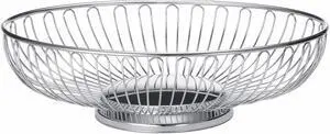 TABLECRAFT 4176 Chalet Basket, Oval, Chrome