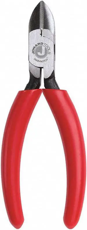 JONARD TOOLS DIABVNOTCH 5 1/8 in Diagonal Cutting Plier Flush Cut Uninsulated
