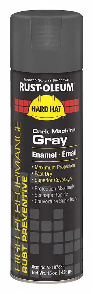 838 Dark Machine Gray Hard Hat Finish