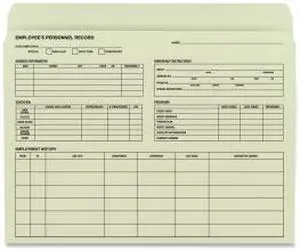 Smead Employee Record File Folder 77000